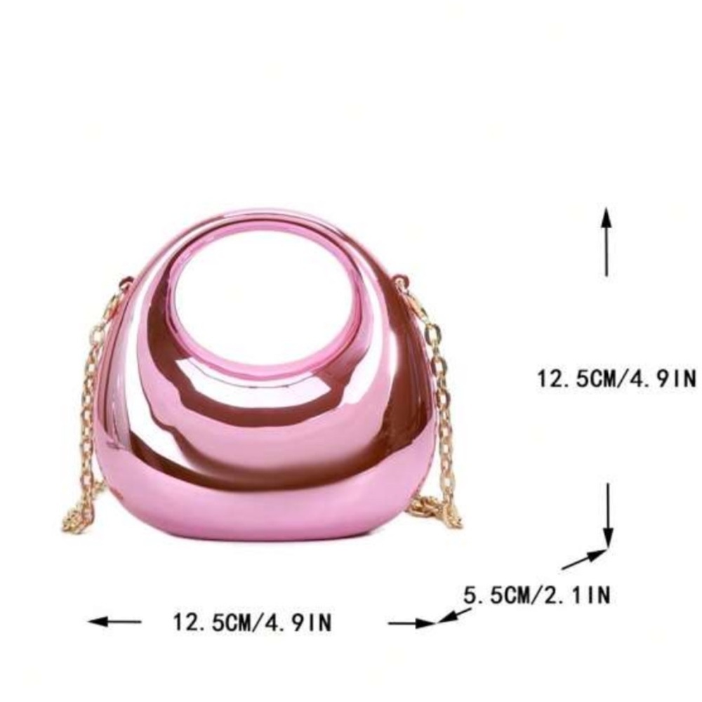 New crescent shape mini acrylic crossbody bags - Picture 6 of 10